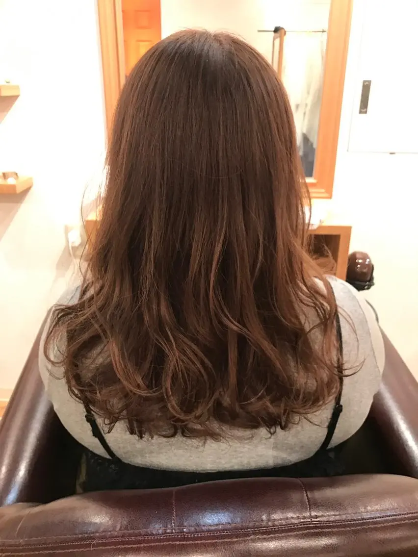 ロング カラー 💁♂️メンズカッ トパーマ💈大田涼華のヘアスタイル