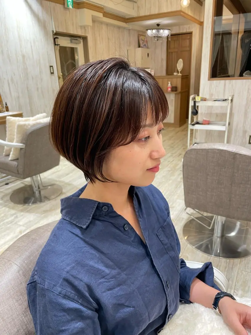 ショート 小野 明日香のヘアスタイル