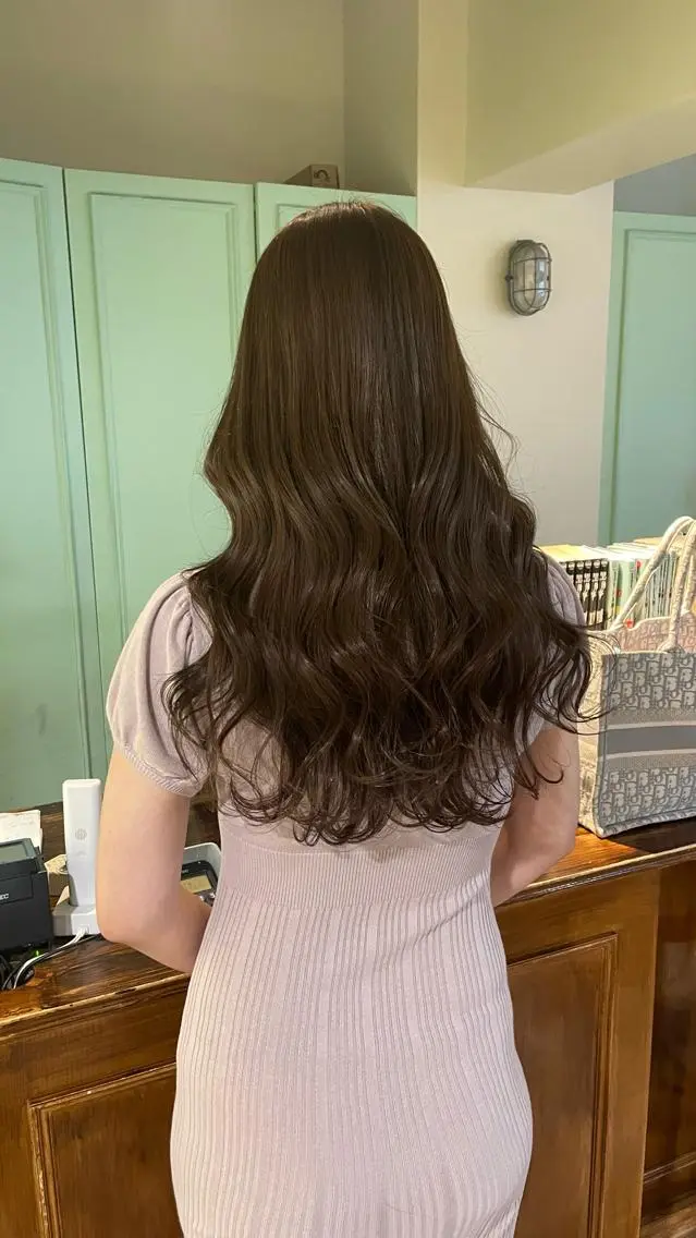 セミロング カラー パーマ ヘアアレンジ メンズ キッズ ネイル マツエク・マツパ アイブロウ メンズブリーチ メンズインナーカラー ベージュカラー 黒髪 ブリーチ 🌿丁寧なカウンセリ ング/Naoki🌿のヘアスタイル
