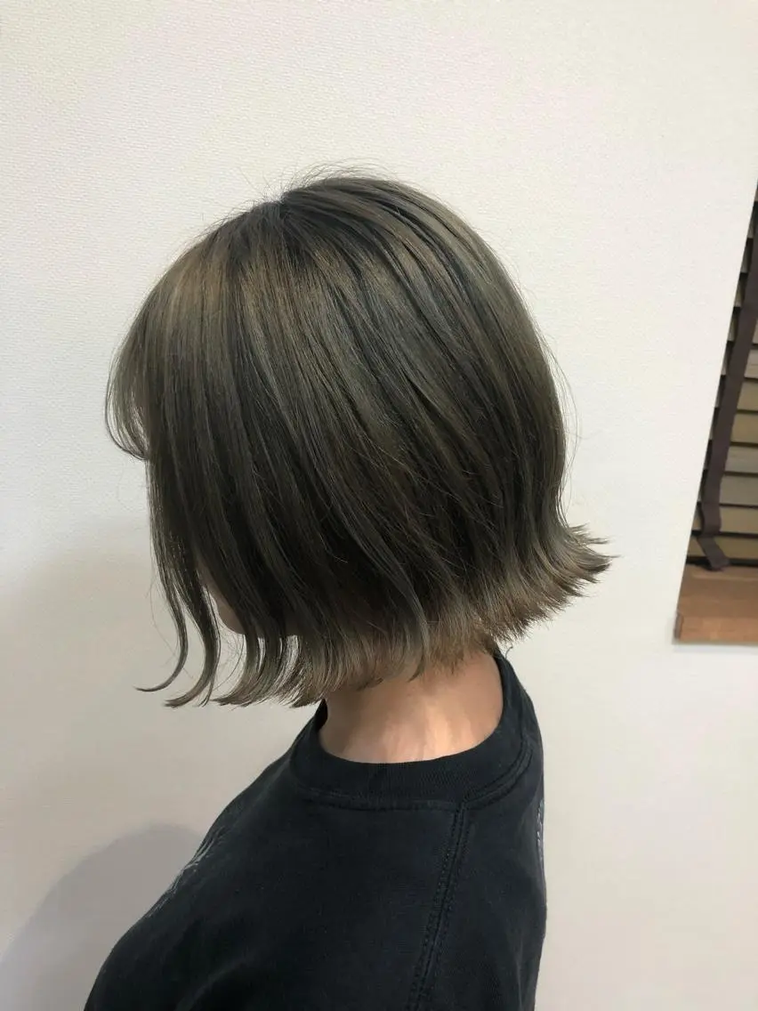 ショート カラー ヘアアレンジ ❣️倉敷❣️美髪 カラー能登一成のヘアスタイル