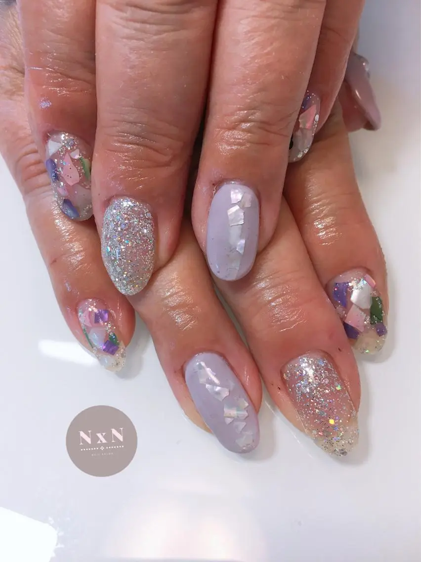 ネイル ジェルネイル ぷっくりネイル nail salon N×Nのネイルデザイン