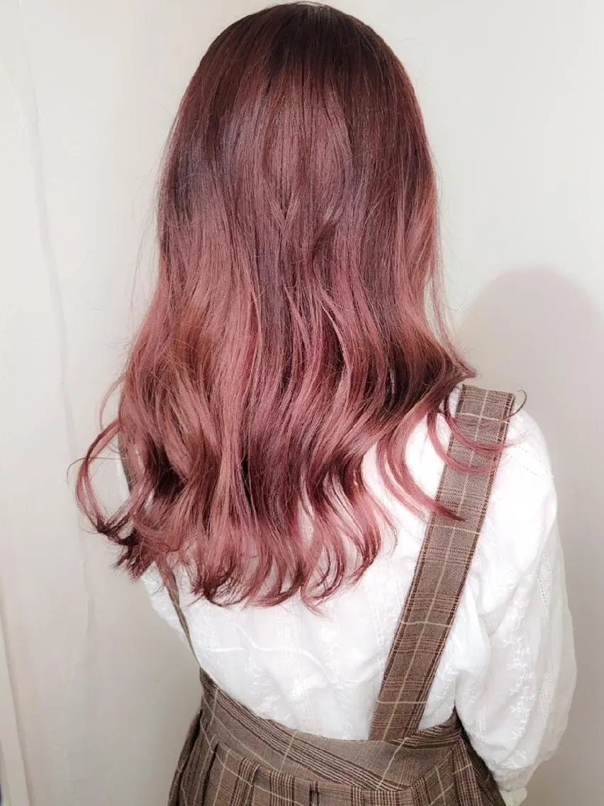 ロング カット ヘアカラー トリートメント 🇰🇷透明感×ハイ トーン🌟tomoのヘアスタイル