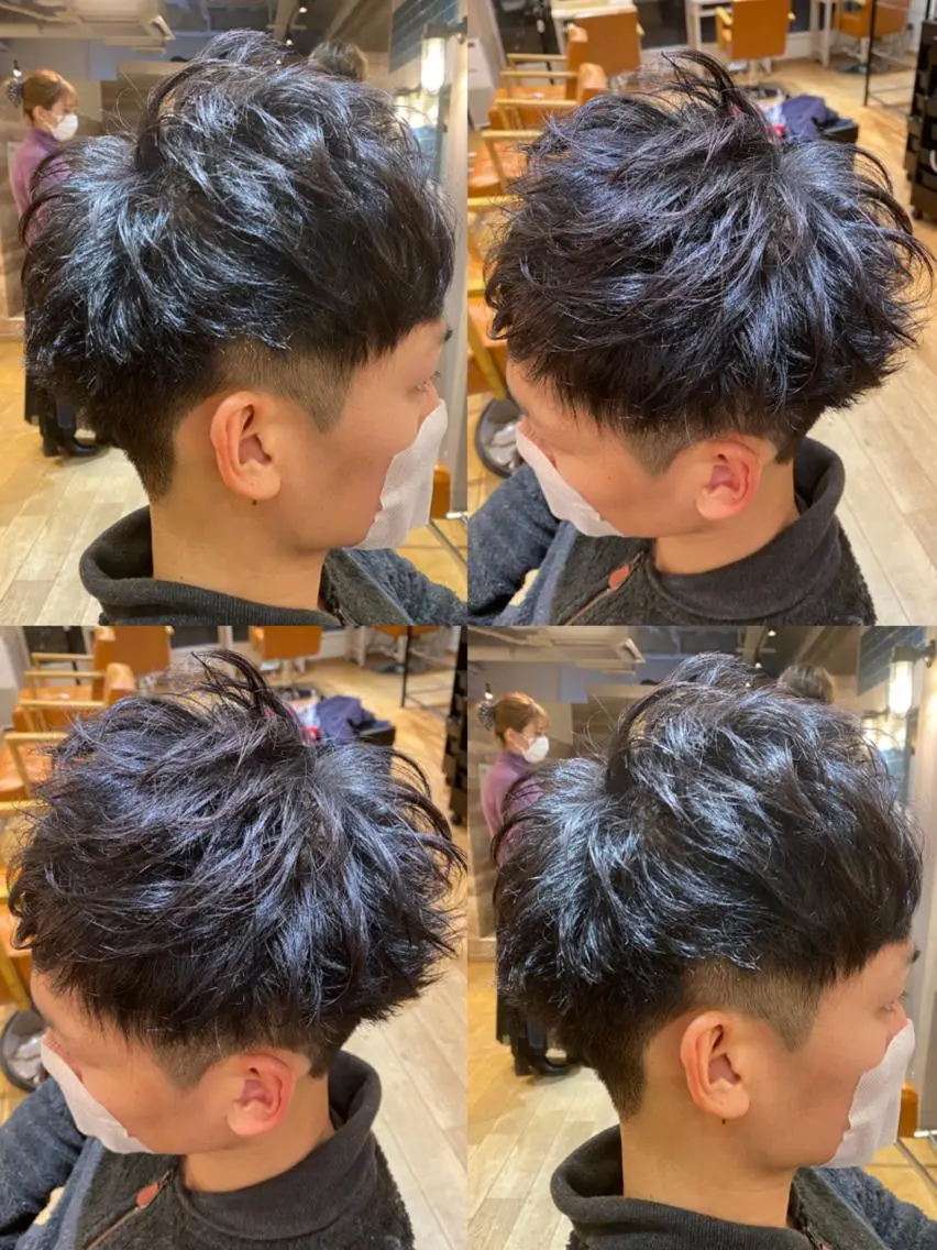 ショート 🔥メンズパーマ 特化 渡辺一翔のヘアスタイル