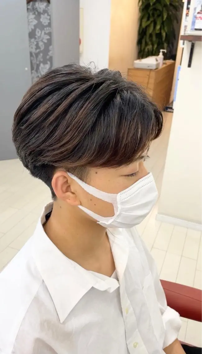 ショート 韓国風ヘア カット メンズ特化美容師 ‼️ 永留 卓己のヘアスタイル