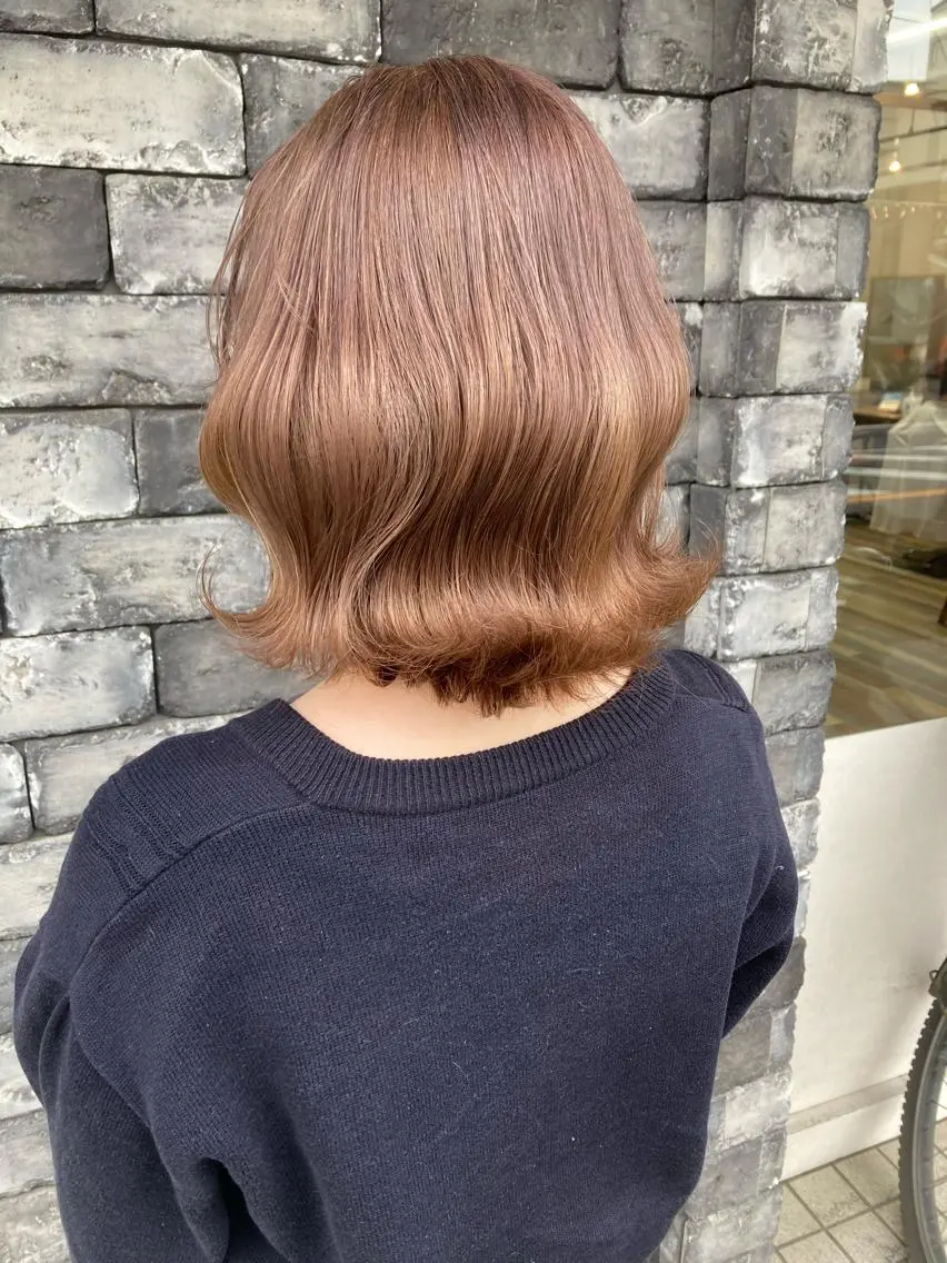 ミディアム カラー ヘアカラー トリートメント ヘアセット ✂️似合わせの魔術師 石田一樹✂️のヘアスタイル