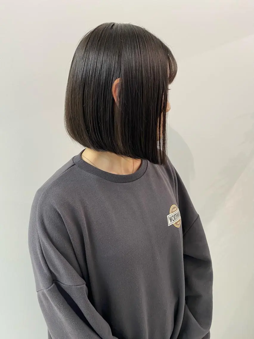 ショート カラー ボブ レイヤーボブ/ボブ 仲川和人のヘアスタイル
