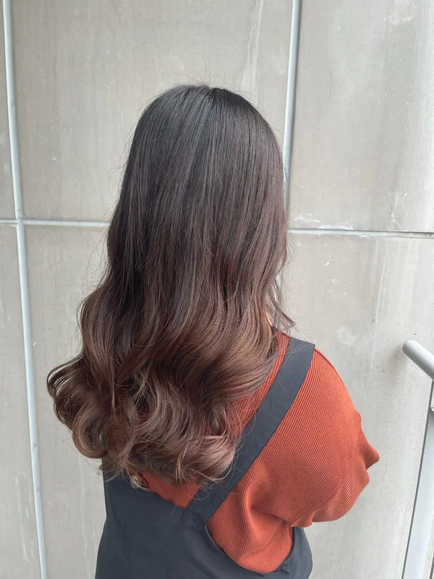 ロング トリートメント かめい りなのヘアスタイル