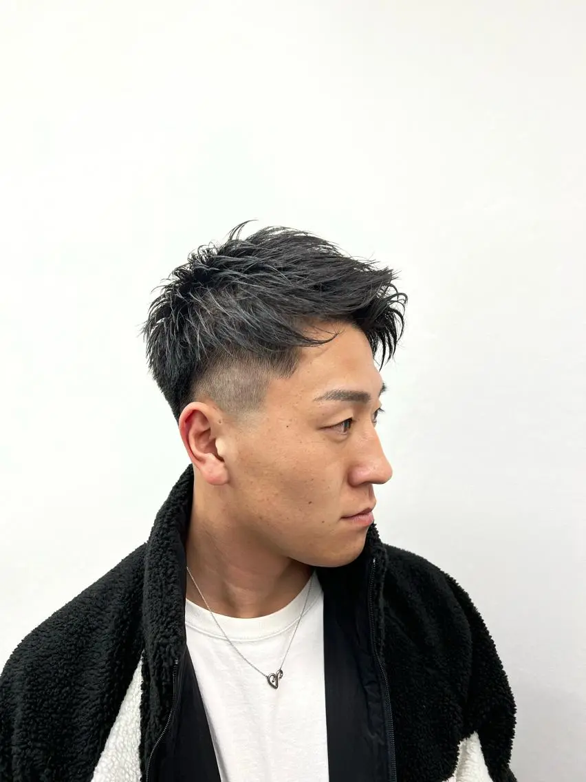 ショート メンズ 木下 紗綾のヘアスタイル