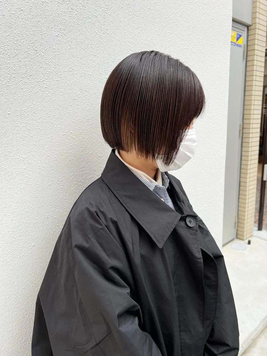 ショート カラー 「sumi」 AMIのヘアスタイル