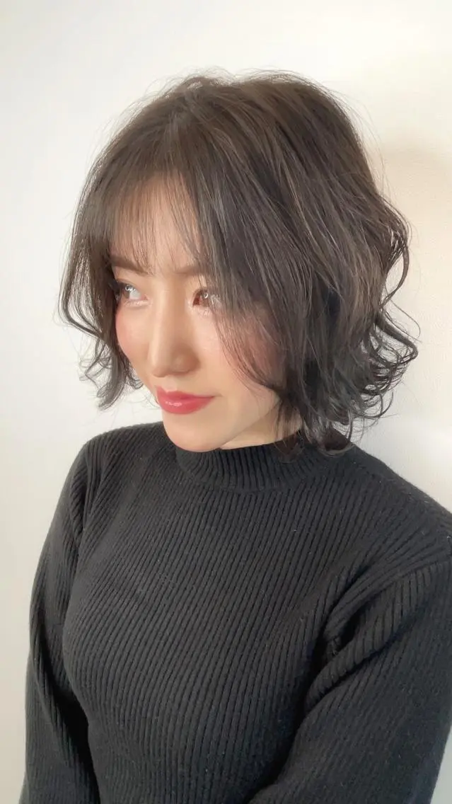 ショート アッシュ biscohair 髪にドラマを。のヘアスタイル