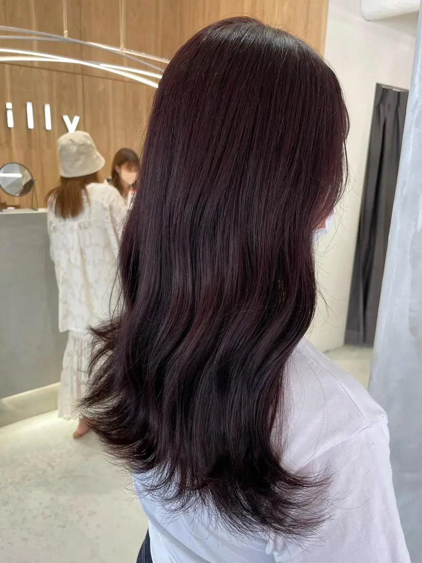 ロング カラー ピンクカラー ヘアカラー トリートメント 半個室女性salon 🩰Natsumiのヘアスタイル