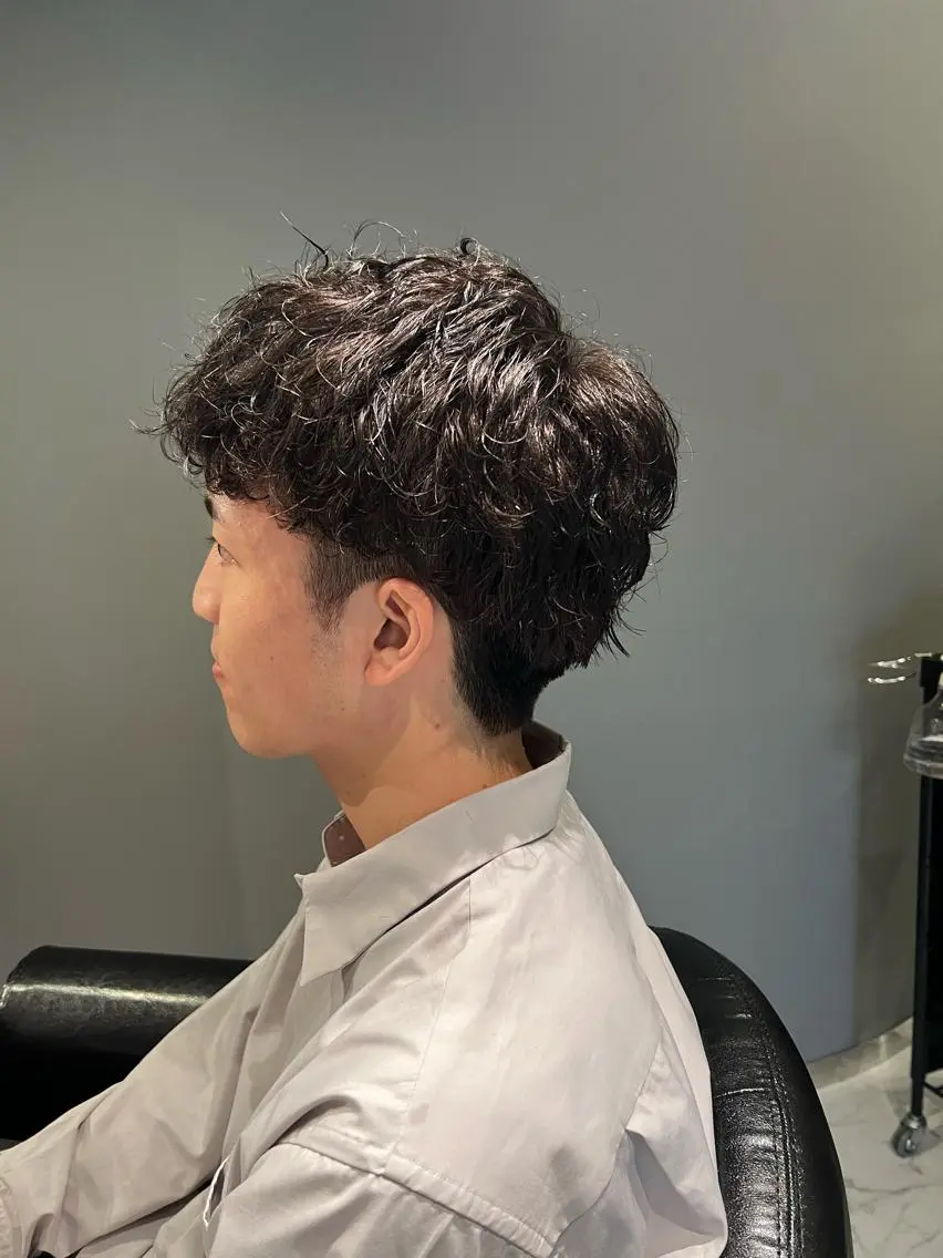 ショート カット パーマ 武田 颯馬のヘアスタイル
