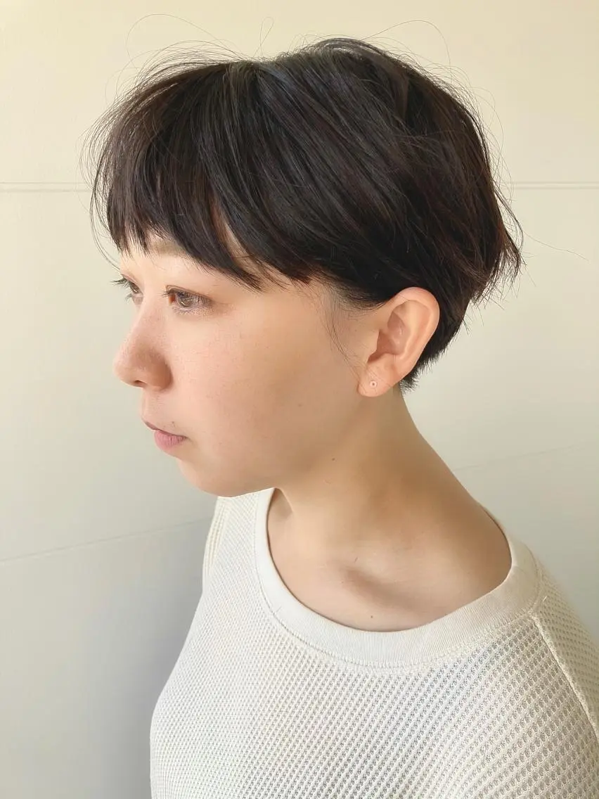 ショート ショートボブ ボブ ショートヘア タカツド ユウキのヘアスタイル