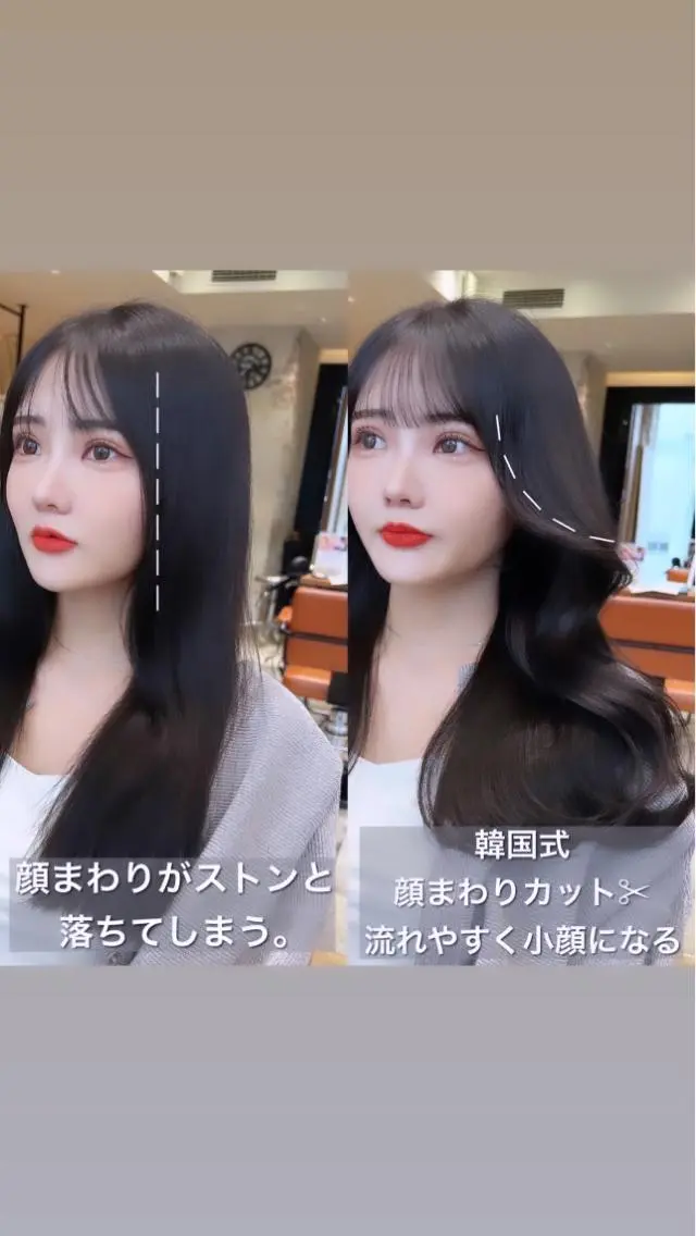 ミディアム カラー パーマ ヘアアレンジ イルミナカラー くびれヘア 顔周りカット 髪質改善 韓国風ヘア カット トリートメント ヘアセット 骨格別小顔カット/ 顔周りカット/金井のヘアスタイル