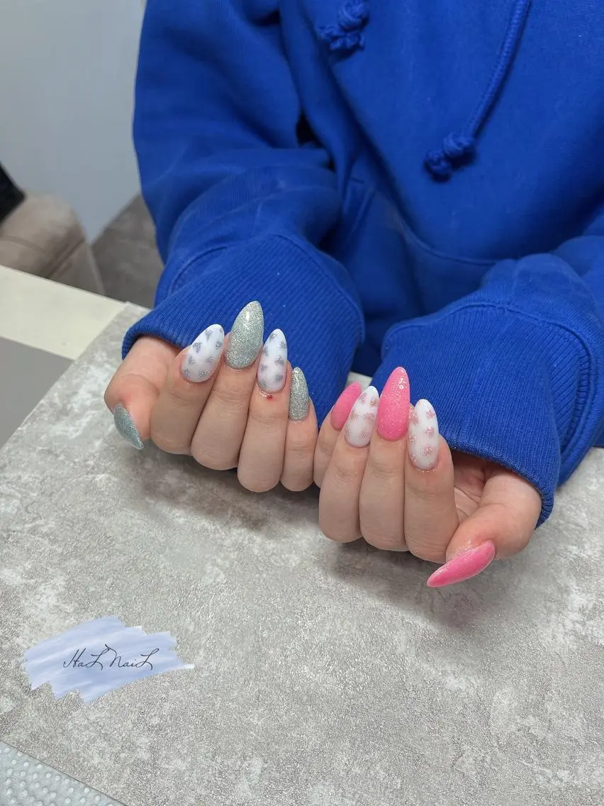 ネイル フラッシュネイル ハート ハンドネイル HaL NaiLのネイルデザイン