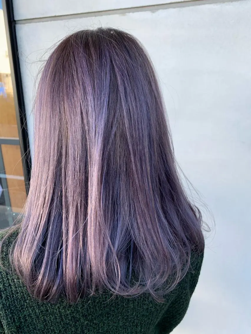 ロング ヘアカラー HairDesign JAMのヘアスタイル