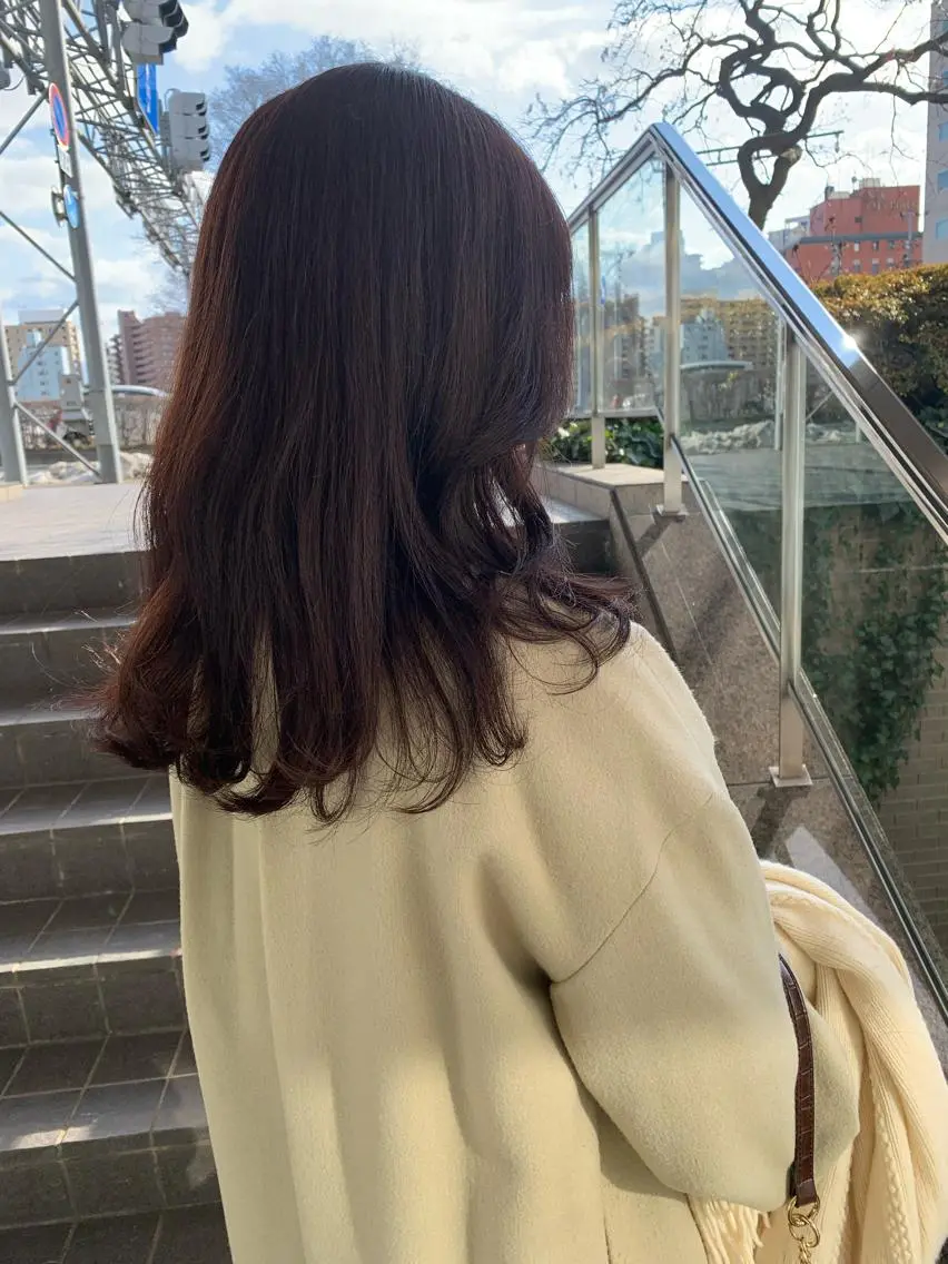 セミロング カラー flocci🌙 フロクシのヘアスタイル