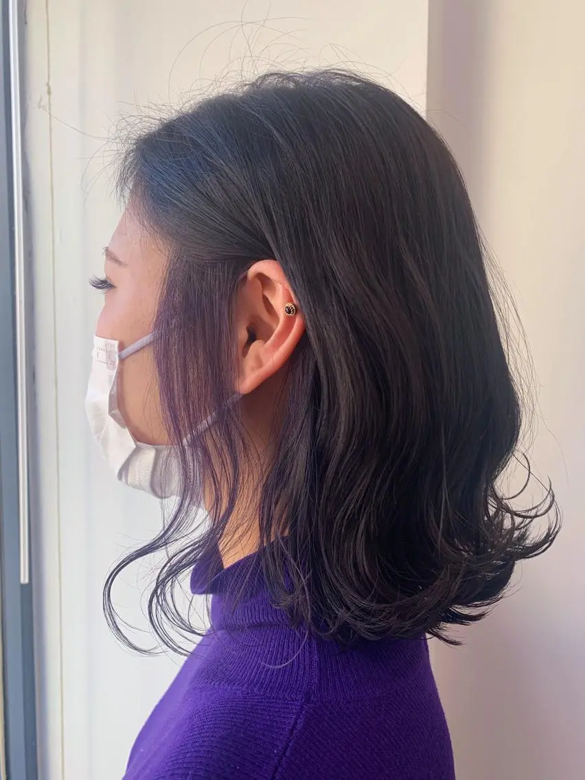 ミディアム カラー ヘアカラー トリートメント 🌛ダブルカラー 🌜SAYAKAのヘアスタイル
