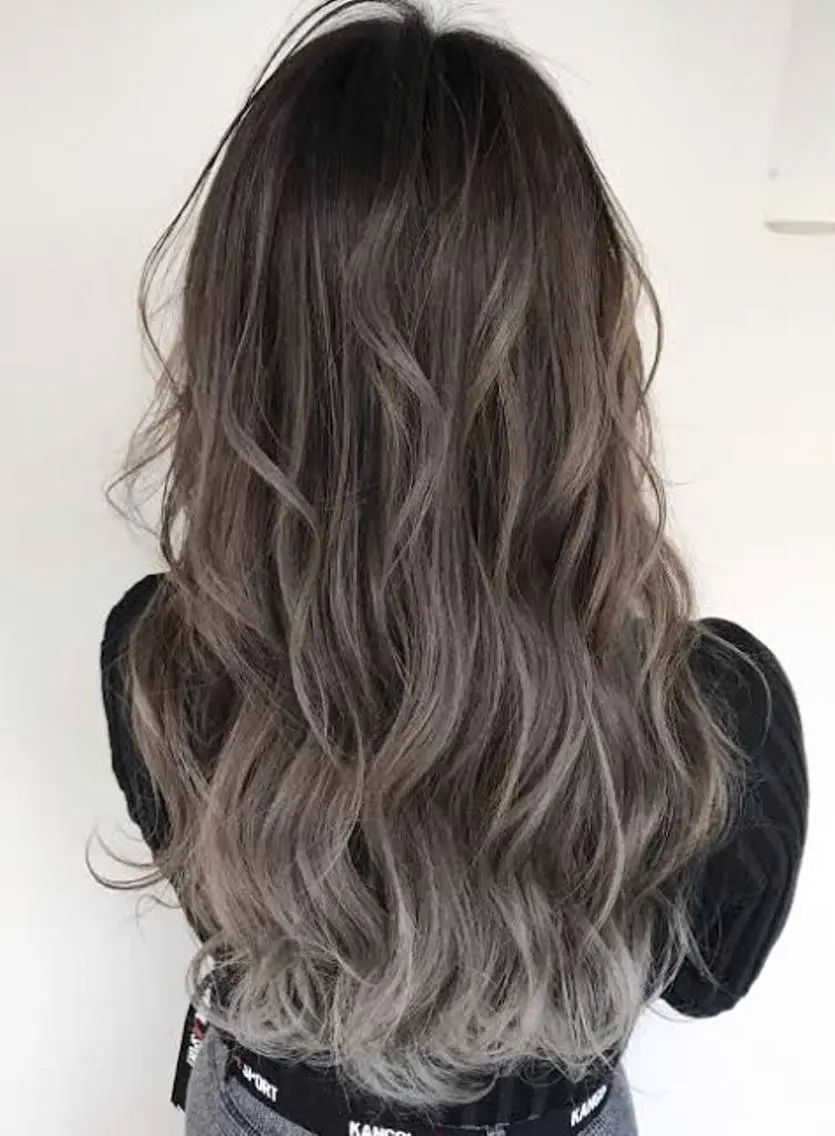 セミロング カラー 大野 雅士のヘアスタイル