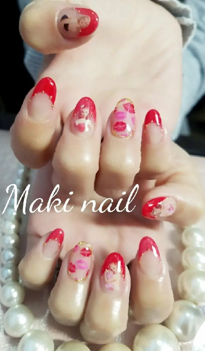 ネイル ショート アートネイル ジェルネイル ･:*+.✳︎˚✧₊ MAKI NAILのネイルデザイン