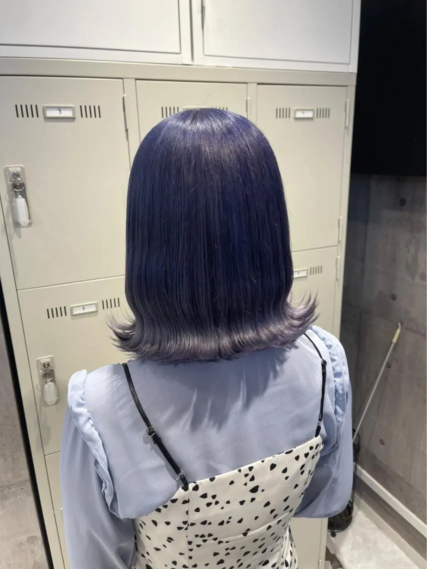ミディアム カラー アッシュ アッシュグレー アッシュグレージュ バレイヤージュ ミストバング ヘアカラー トリートメント ヘアセット ハイトーン特化💍 chloe💍韓国のヘアスタイル