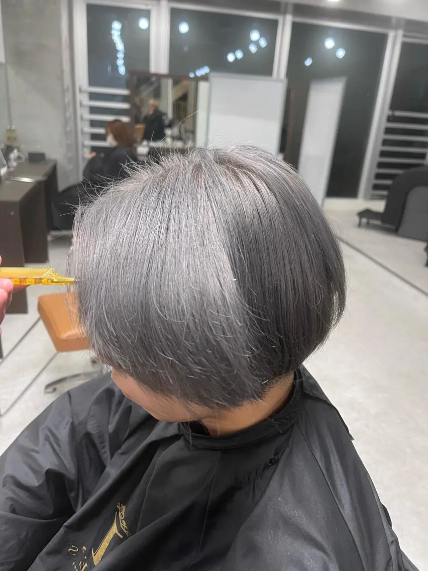 メンズ ヘアカラー トリートメント ヘアセット バレイヤージュ特化/ アキラのヘアスタイル