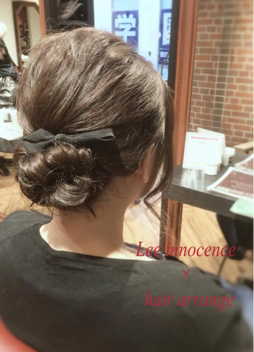 ショート ミディアム セミロング ロング カラー ヘアアレンジ お団子ヘア カラー/髪質改善スペ シャリスト宮本 伸一のヘアスタイル