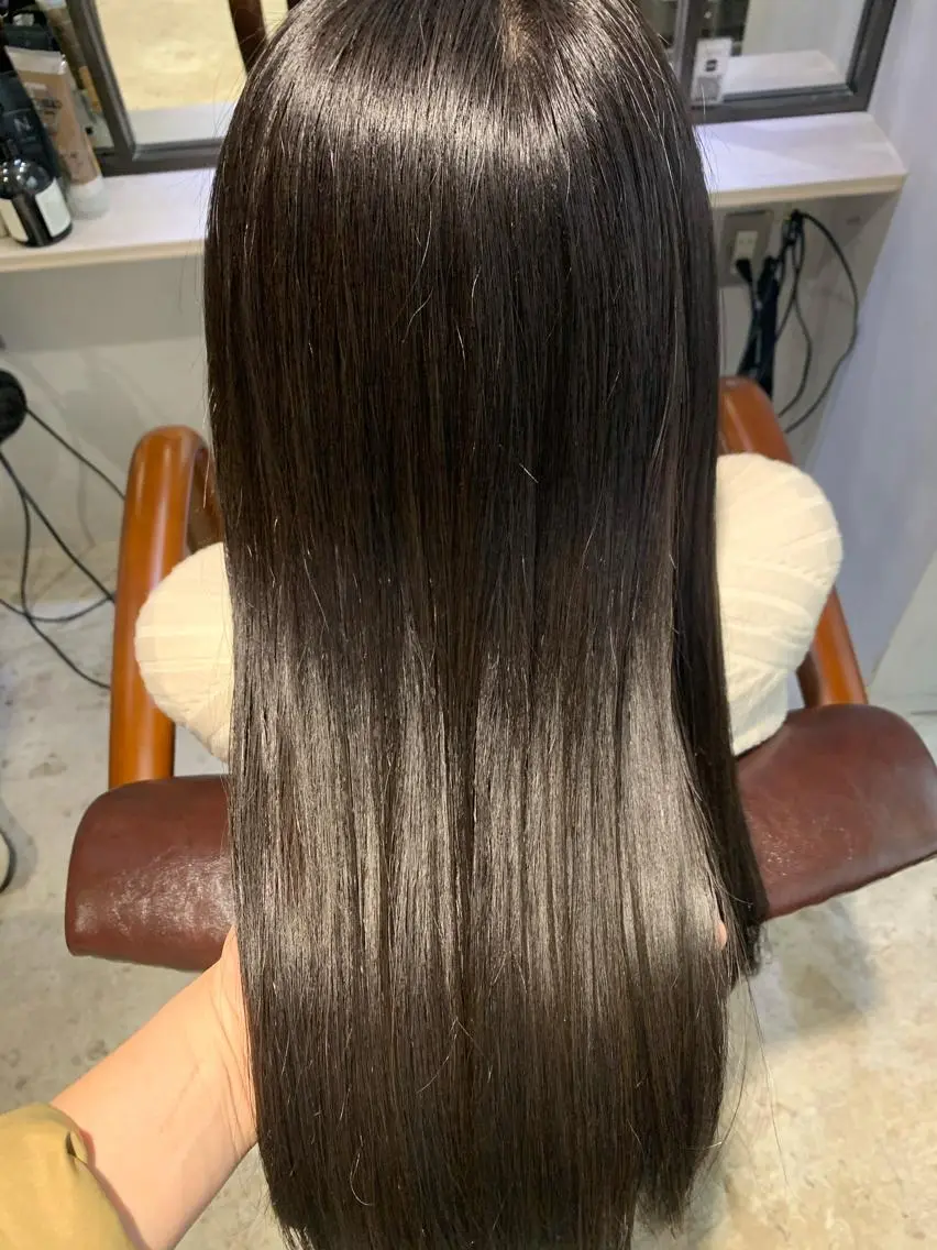 ロング カラー 髪質改善 トリートメント 髪質改善カラー/艶髪 LISAのヘアスタイル