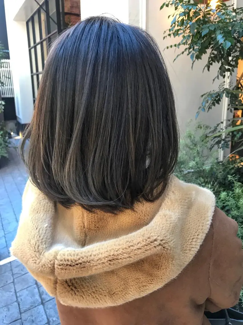 ミディアム ハイライト LOMA🇰🇷 銀座クボタのヘアスタイル