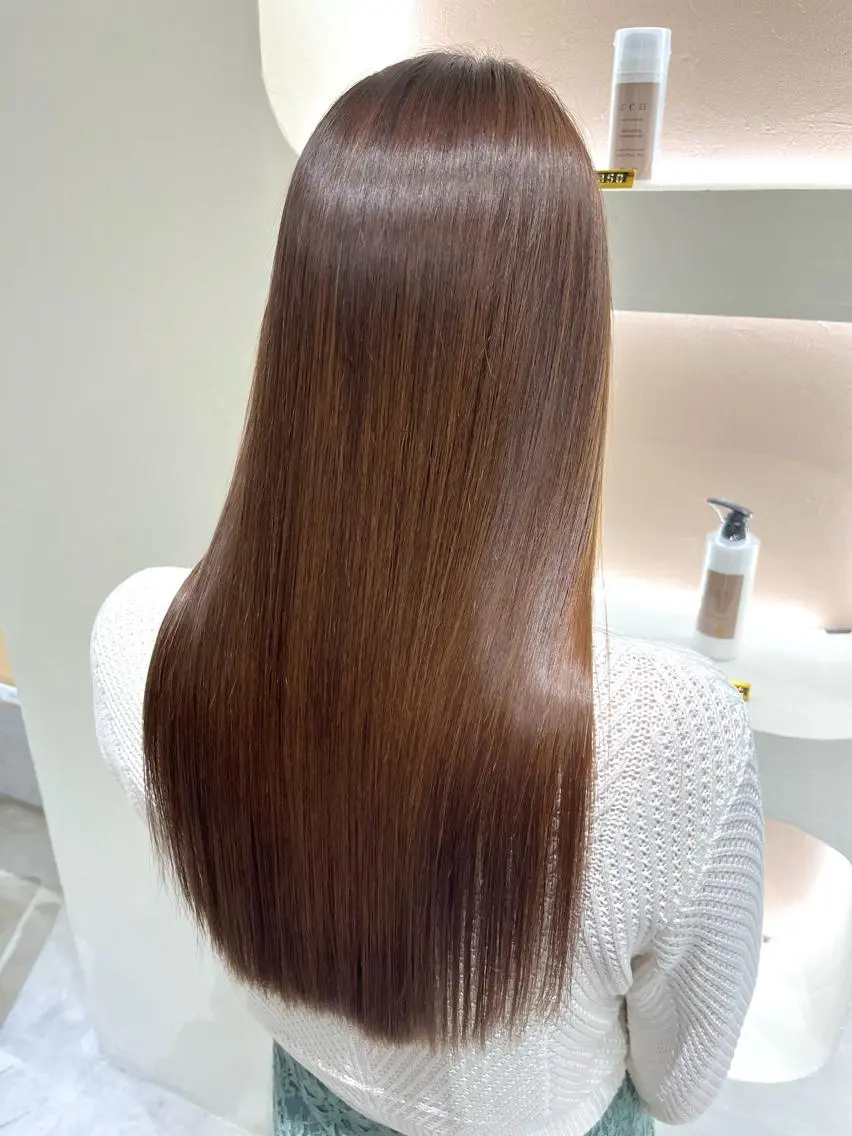 ロング 縮毛矯正 縮毛矯正 美髪矯正・髪質改善 【中村吉孝】のヘアスタイル