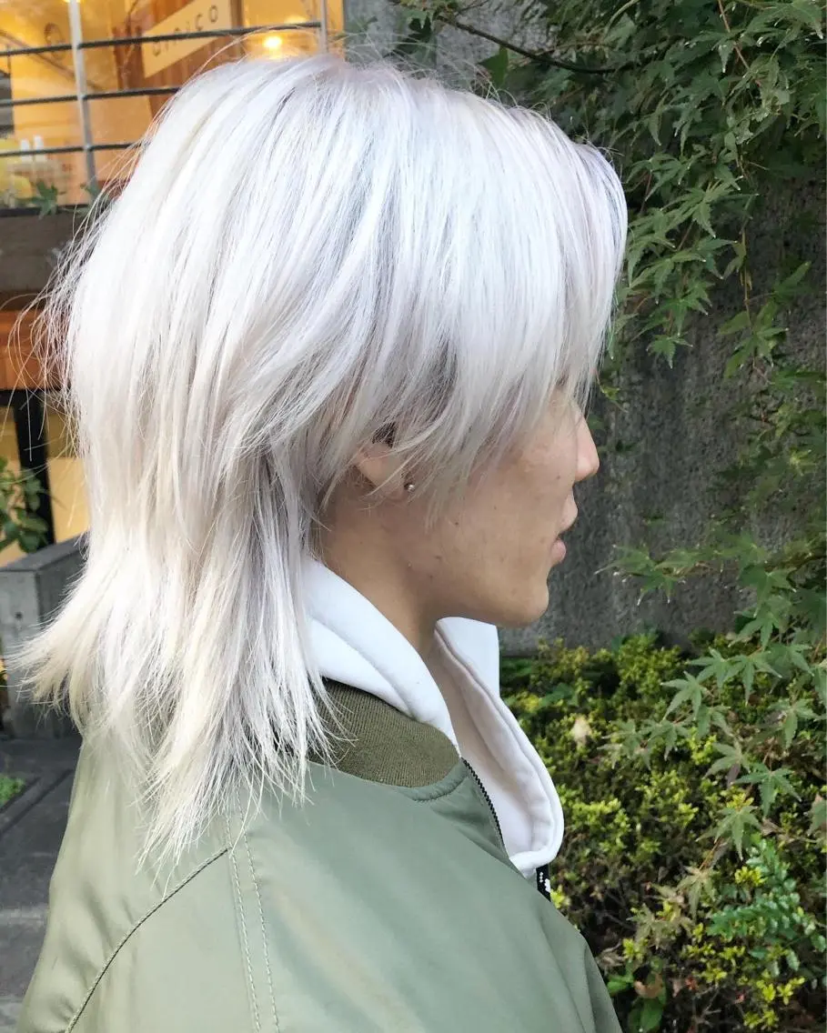 カラー ヘアアレンジ メンズ メンズブリーチ メンズウルフカット ブリーチ ウルフカット カット ヘアカラー トリートメント ヘアセット メンズ特化✂️栗原 侑也のヘアスタイル