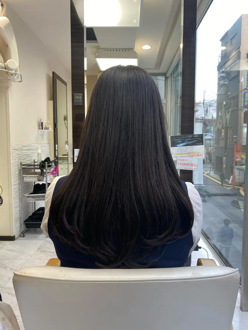 ロング レイヤーカット シャギー カット 目黒 碧人のヘアスタイル