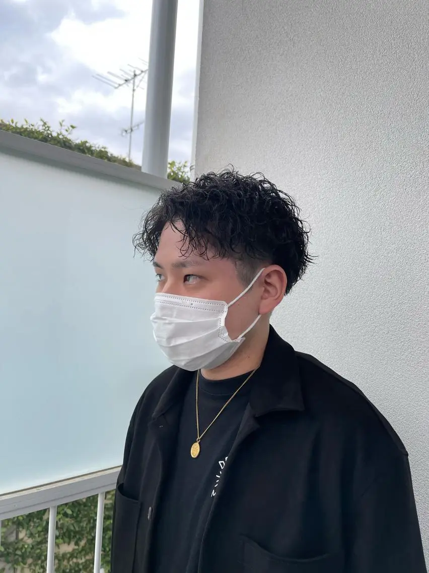 メンズ バレイヤージュ特化/ アキラのヘアスタイル