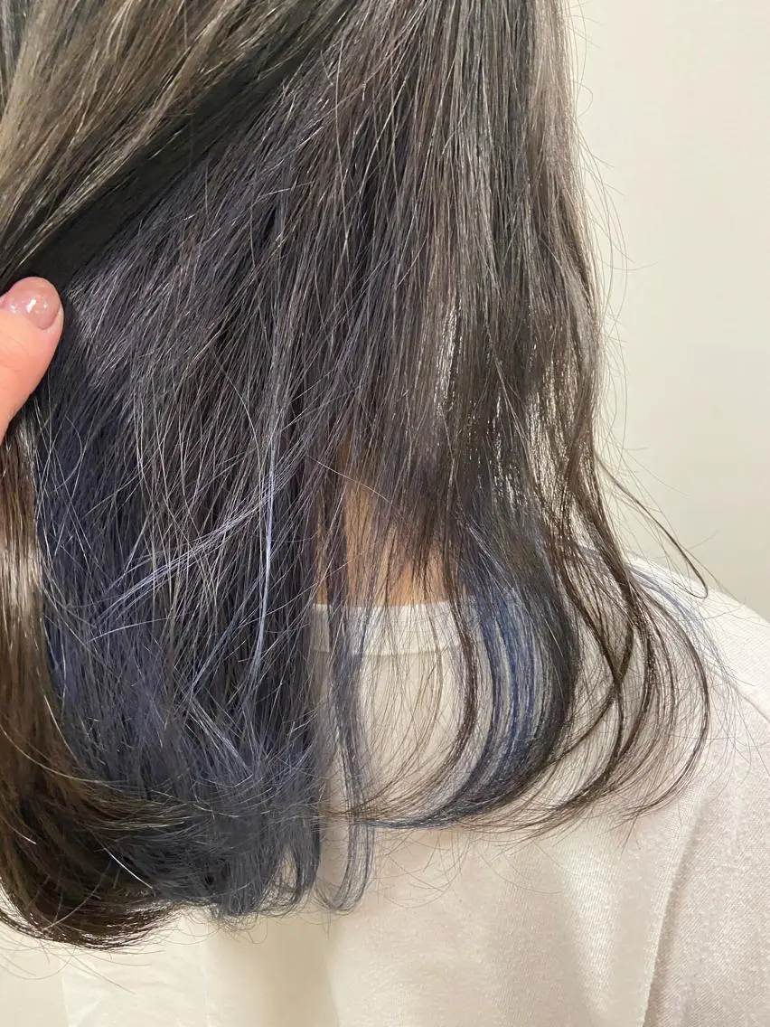ミディアム ヘアカラー トリートメント 透け感カラー/ momo🦕のヘアスタイル