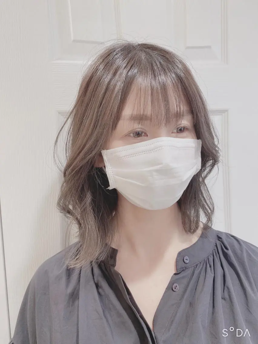 ミディアム パーソナルカラー lapiax阿部のヘアスタイル