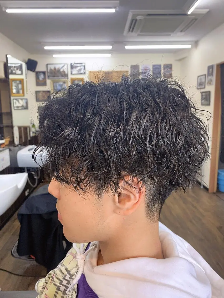 ショート パーマ 中田 孝之のヘアスタイル