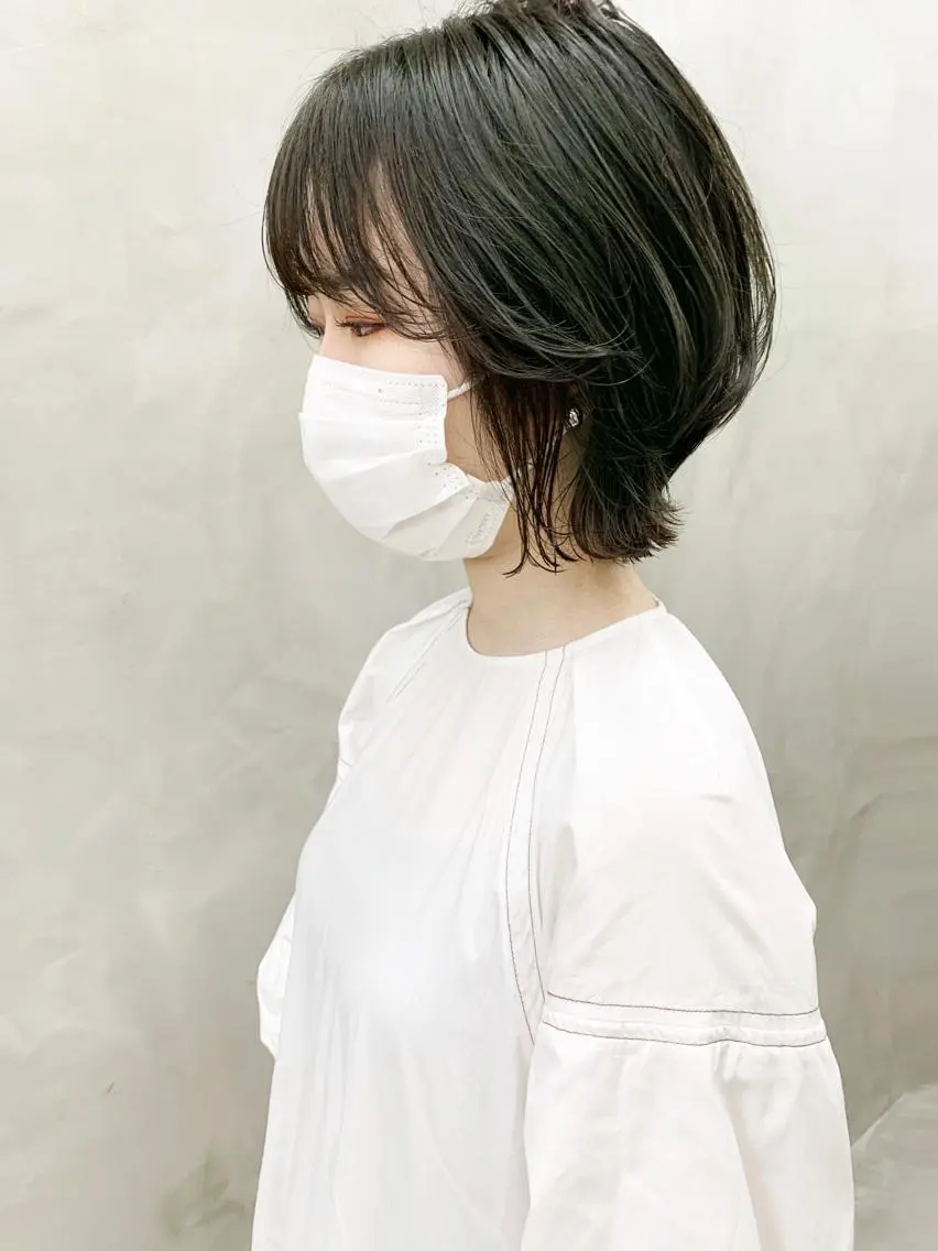 カラー イルミナカラー ボブ モエ 代々木公園/神山町のヘアスタイル