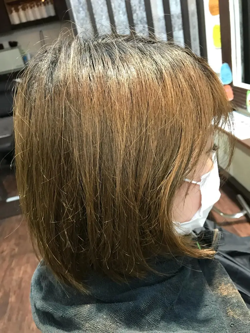ミディアム 木村 瞬のヘアスタイル
