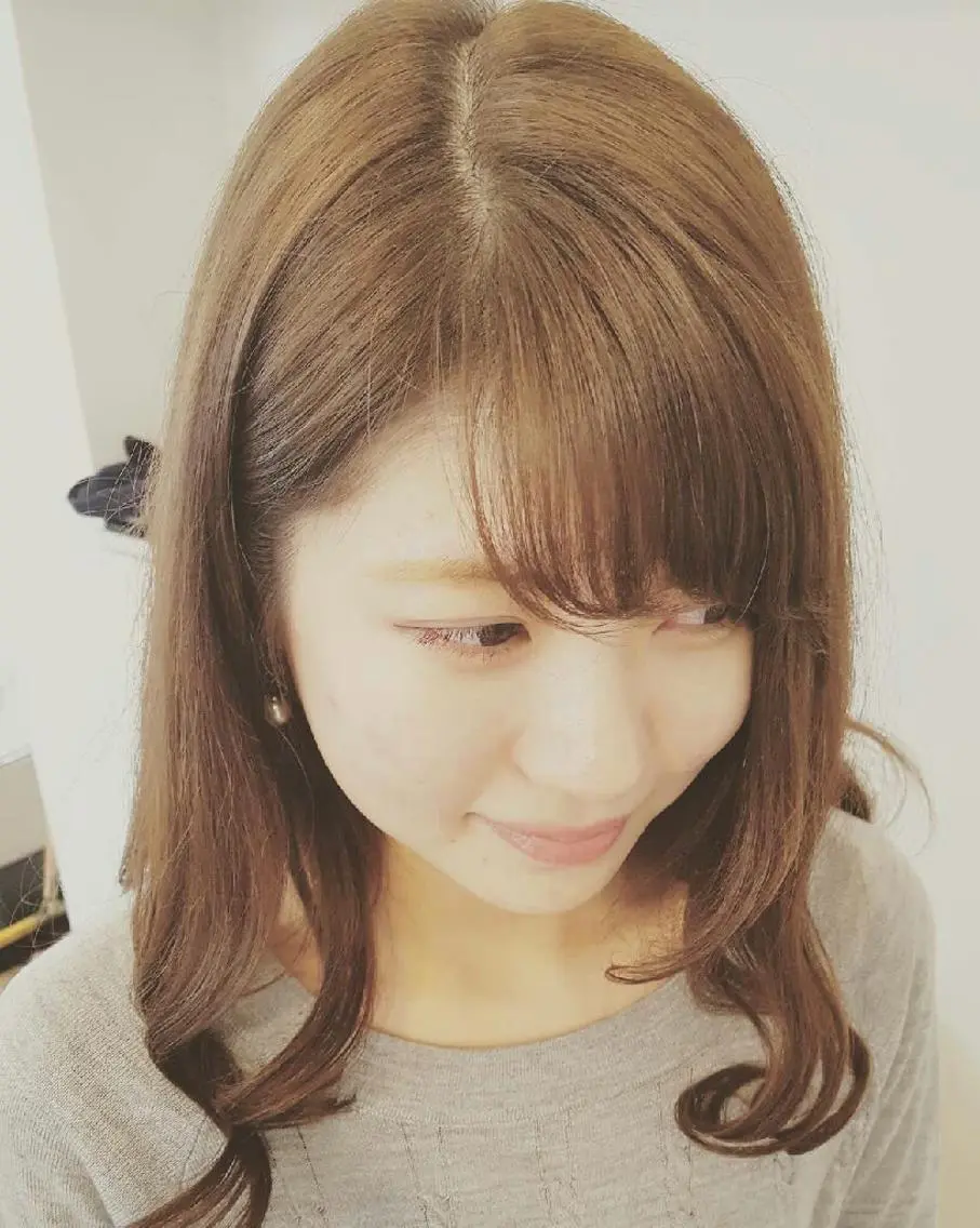 ロング カラー パーマ spa hair ark 富井直美のヘアスタイル