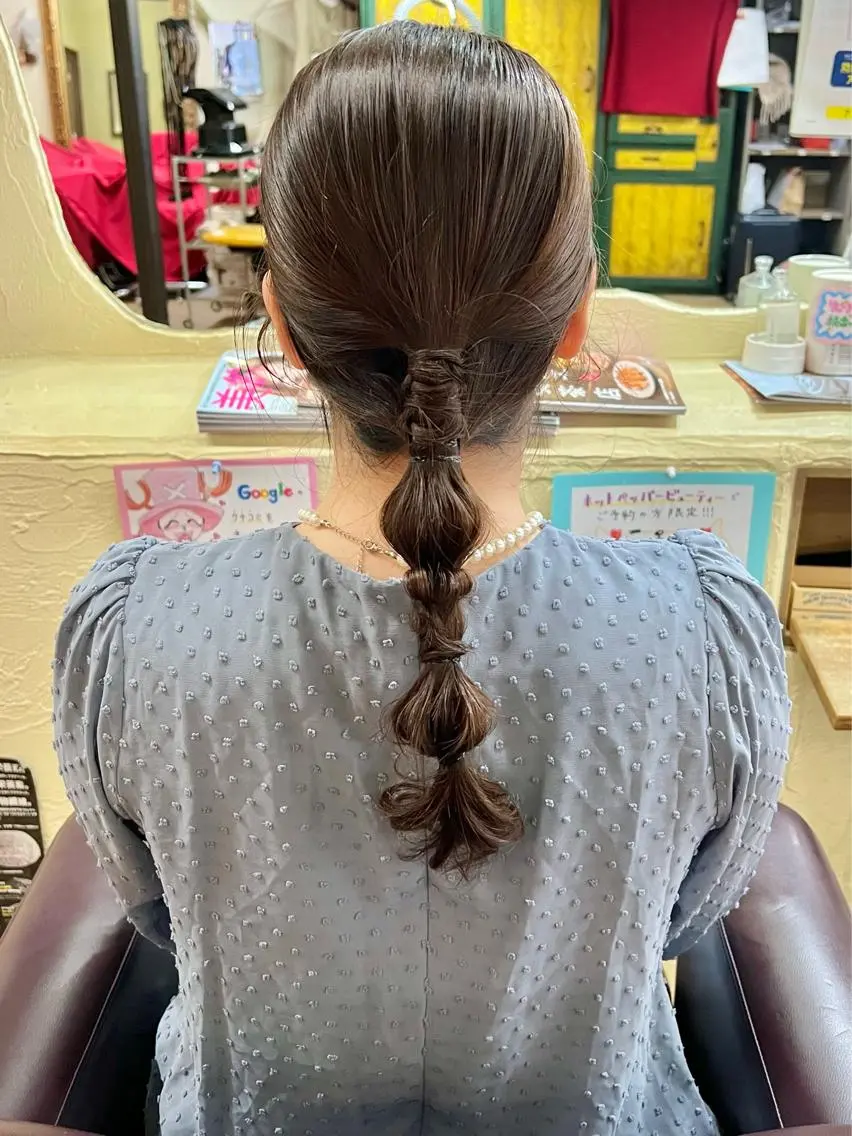 ロング カラー ヘアアレンジ 「sumi」 AMIのヘアスタイル