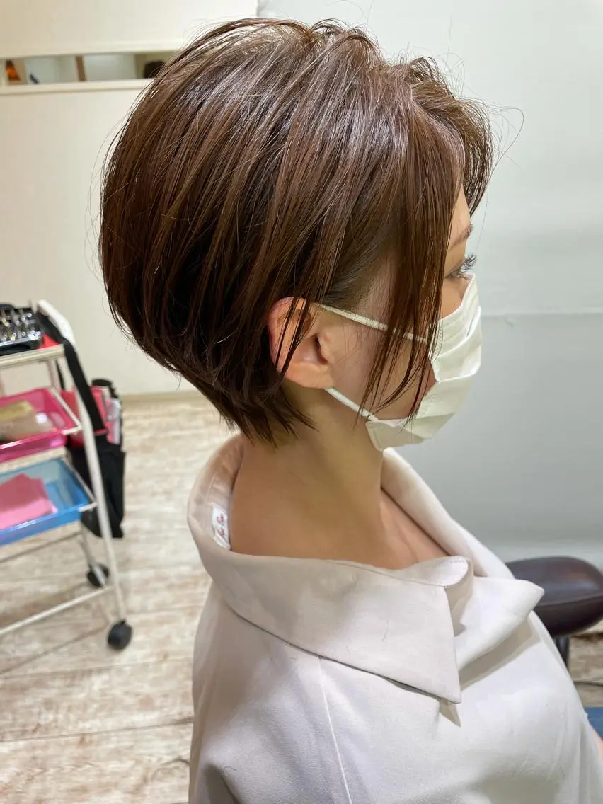 ショート ショートヘア hair terra ce M奈良店のヘアスタイル