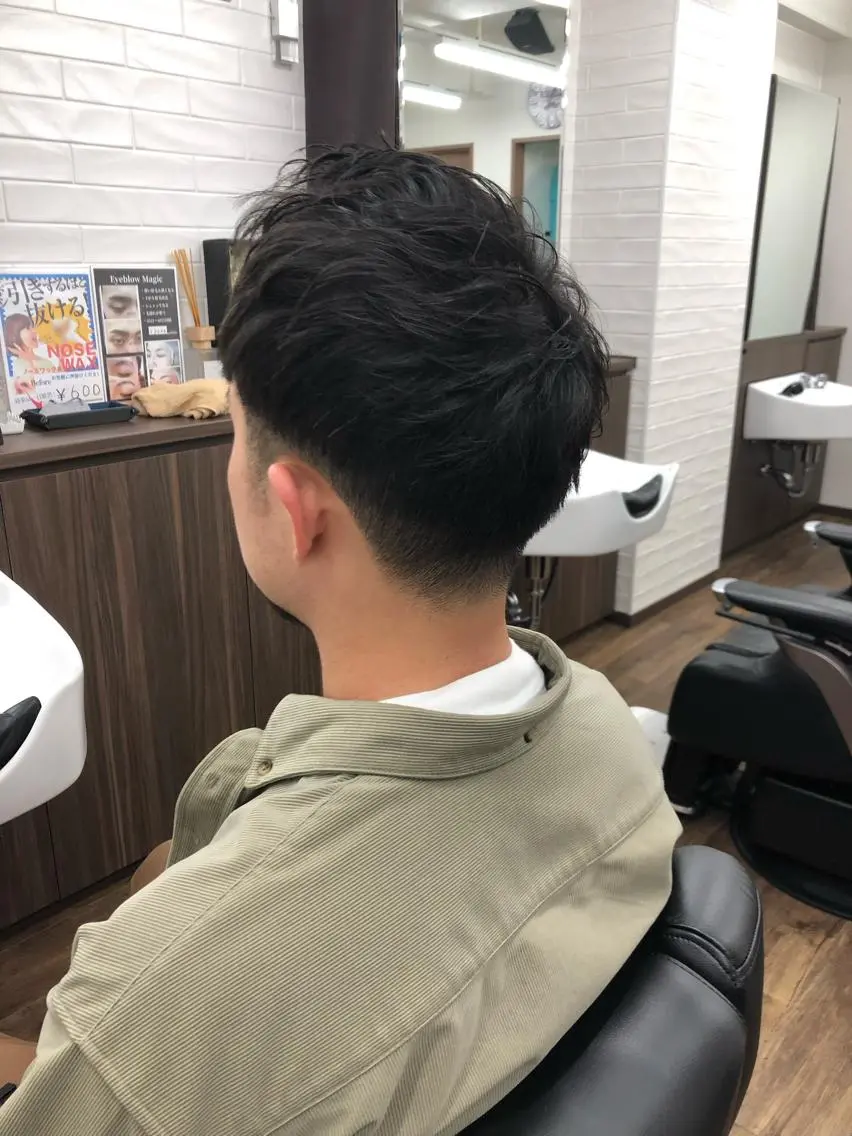 ショート メンズ 馬上 拓海のヘアスタイル