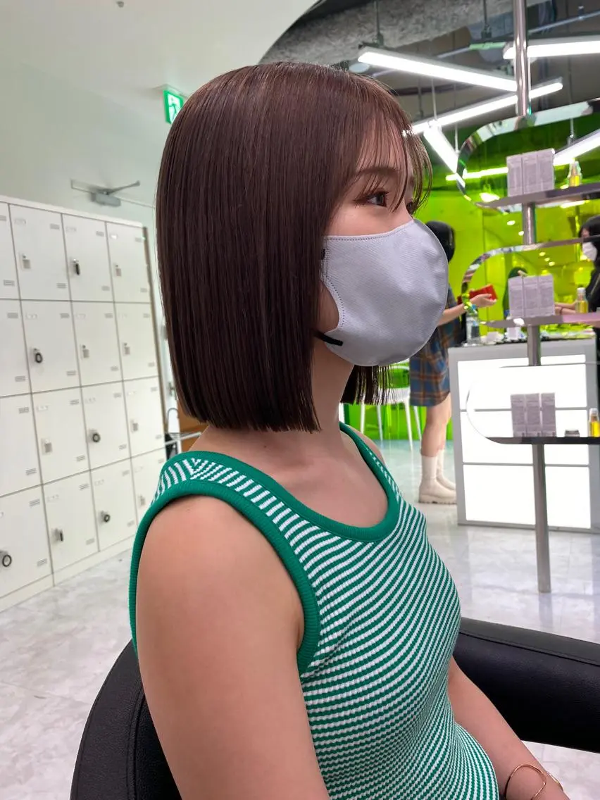 ショート センターパート特化 井上健太のヘアスタイル