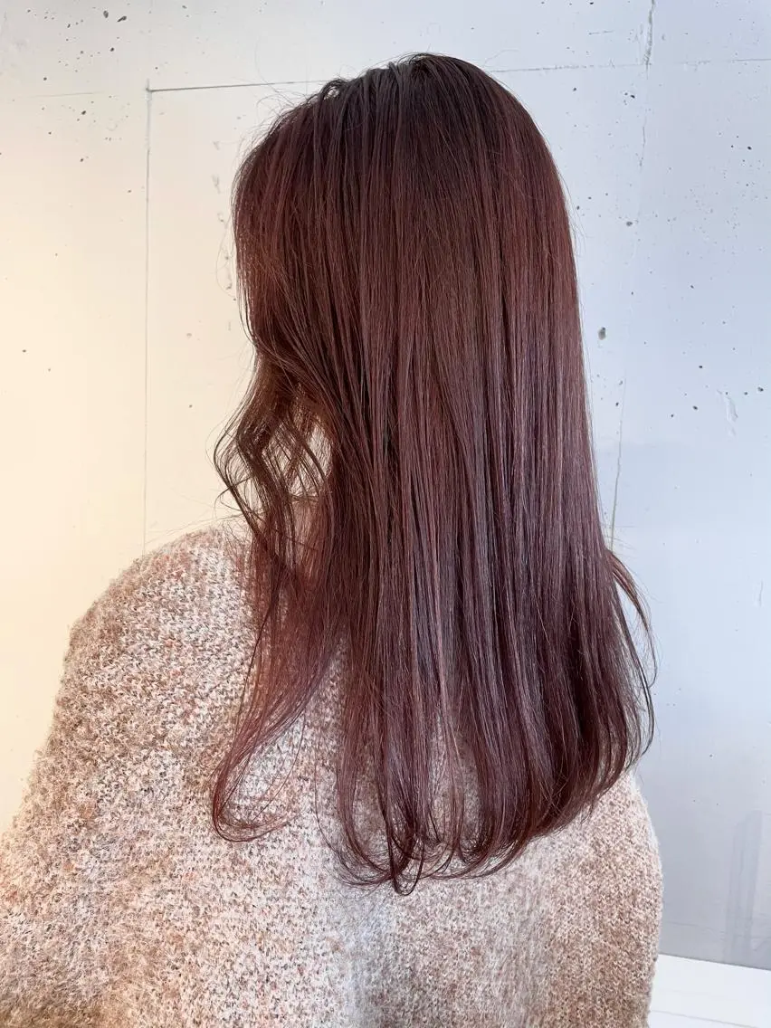 ロング カラー 東 みのりのヘアスタイル