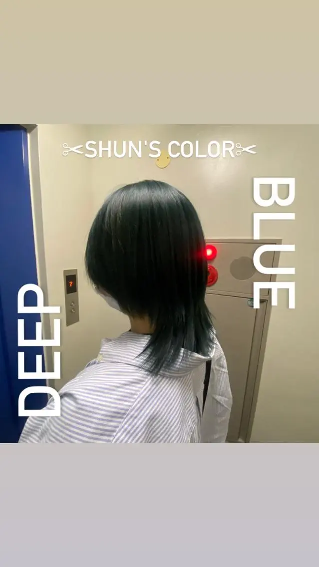 ミディアム カラー SHUN札幌 メンズパーマフェードのヘアスタイル