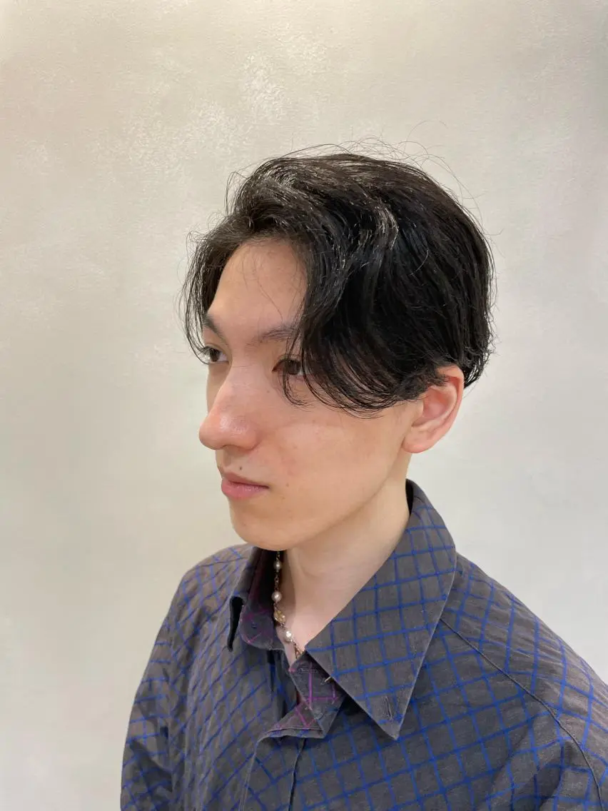 メンズ 表参道レイヤーカット 髪質改善山岸季生のヘアスタイル