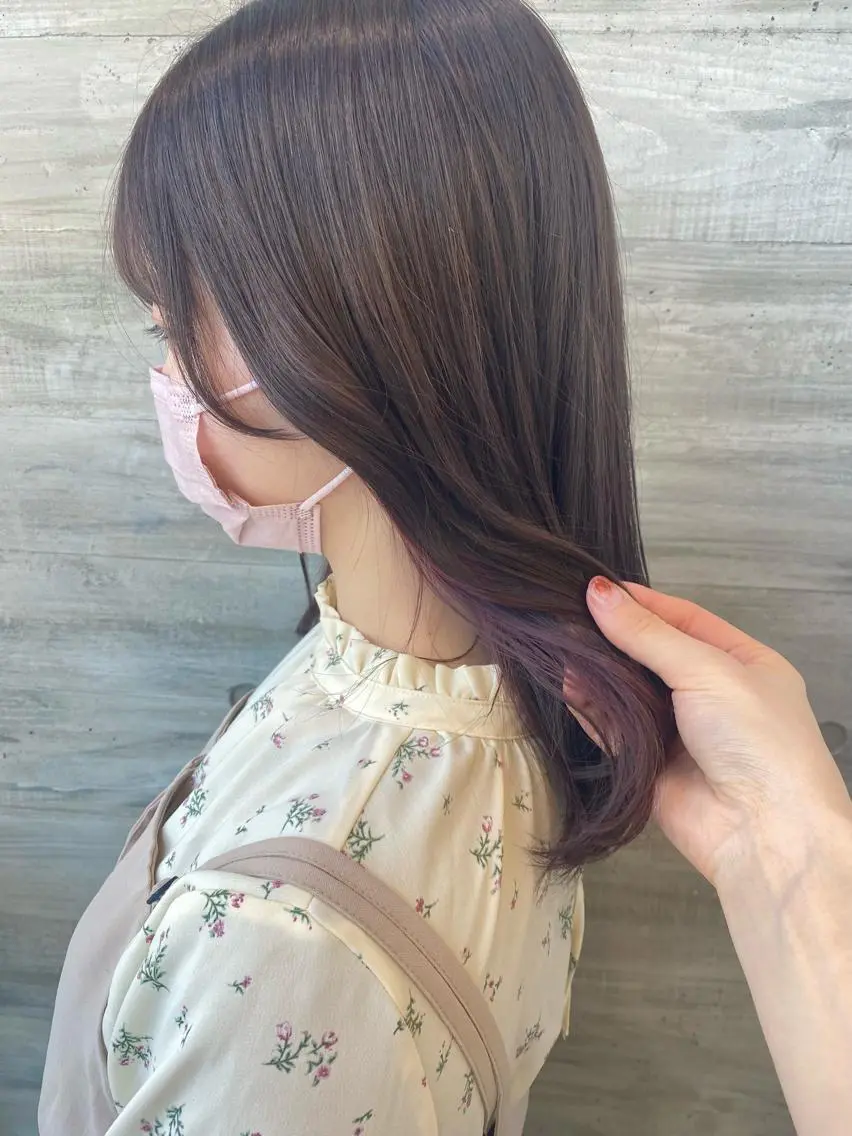 セミロング Okamura Chisatoのヘアスタイル