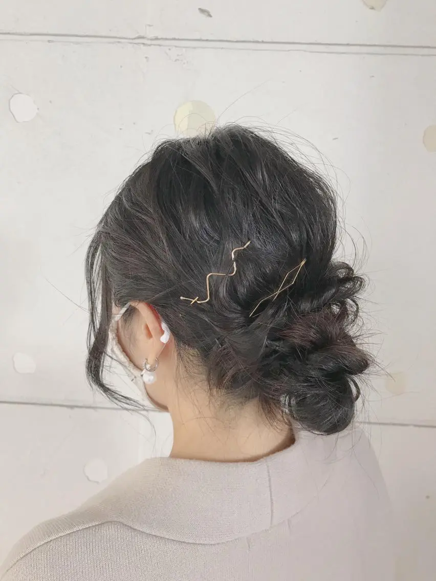 ロング ヘアアレンジ カット トリートメント ヘアセット NATSUKA 403号室のヘアスタイル