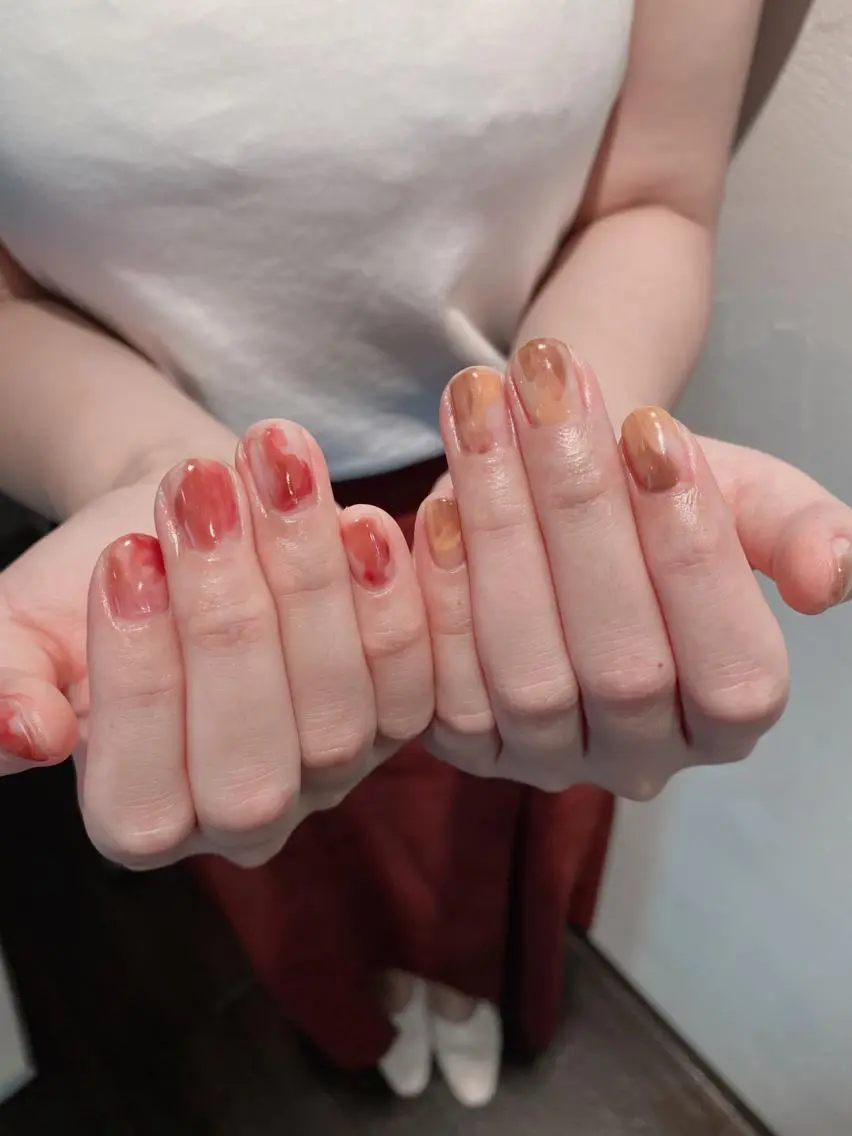 ネイル ニュアンスネイル ハンドネイル Ann nailのネイルデザイン