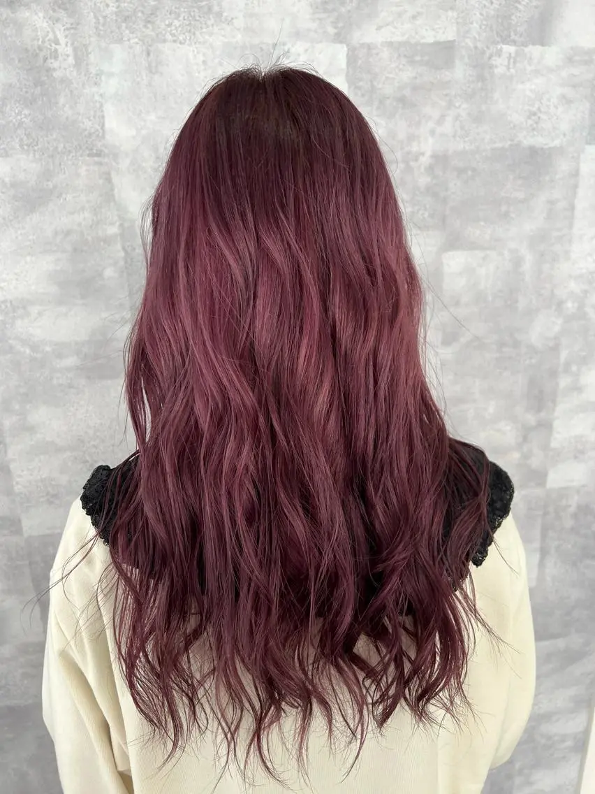 ロング カラー レイヤーカット ✨藤原のヘアスタイル